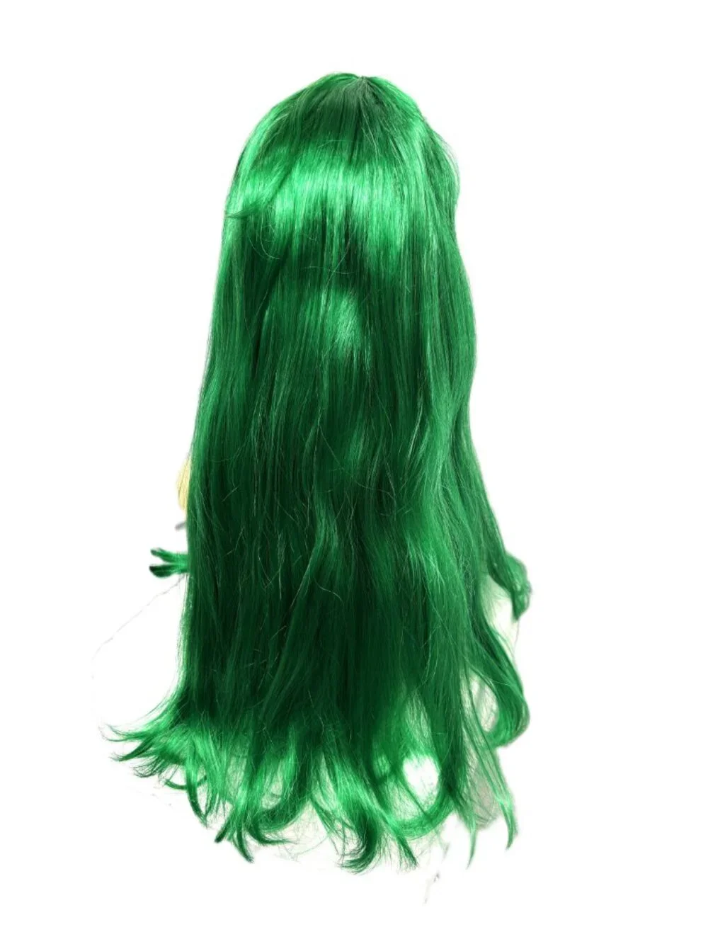 Pony Express 24” Long Kelly Green  Straight Wig w/ Bangs  New Old Stock Y2K